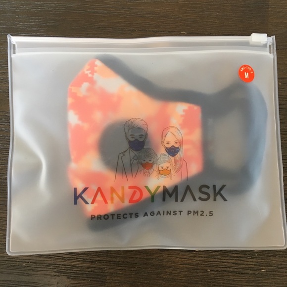 KandyMask Orange Camo N99 Face Mask - Picture 8 of 8